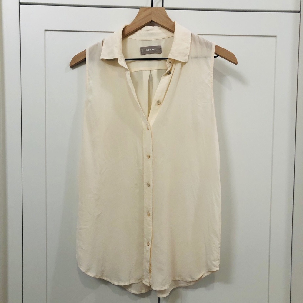 Everlane The Relaxed Silk Sleeveless Size 2